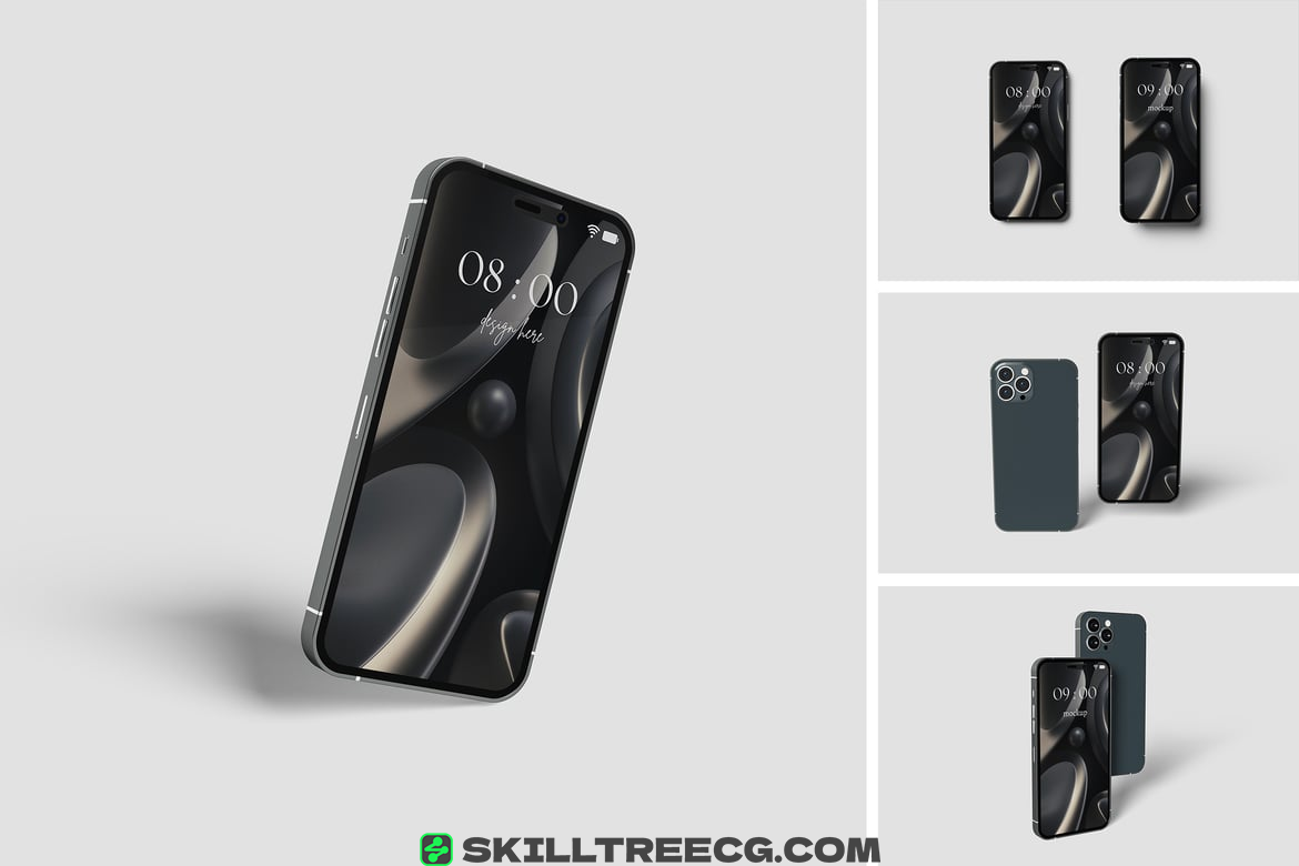 iPhone 14 pro max Mockup（517468）-技能树